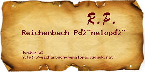 Reichenbach Pénelopé névjegykártya